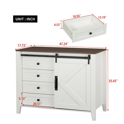 Otis Storage Cabinet - White