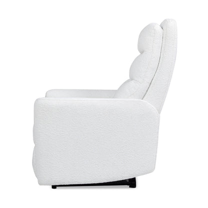 Bloomy High-Back Power Recliner Motion Chair - White