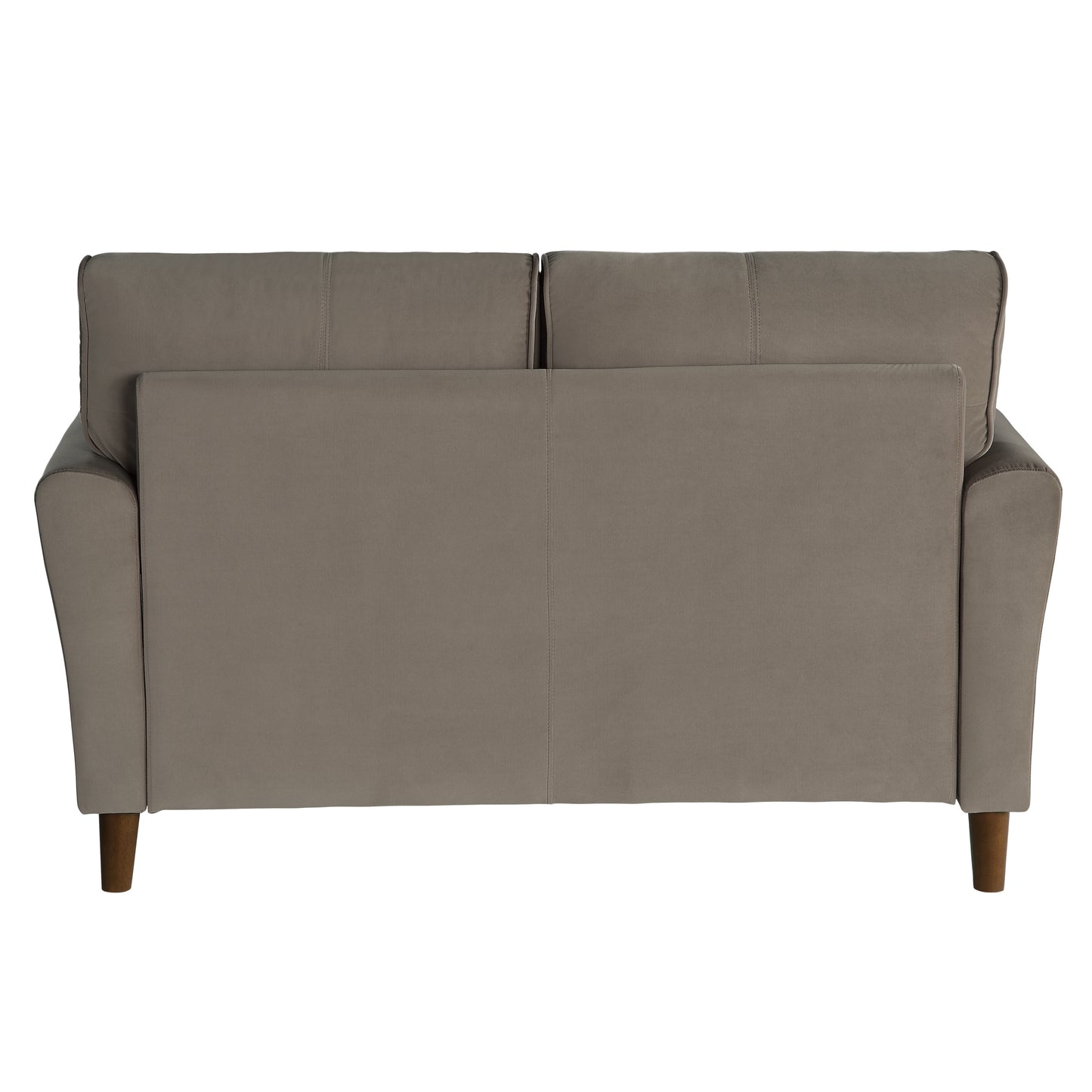 Astoria Velvet Loveseat - Brown