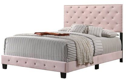 Suffolk Queen Size Bed - Pink