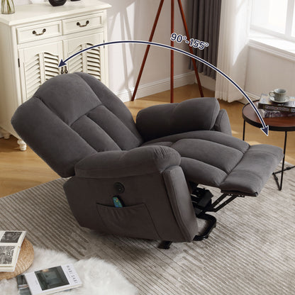 Minder Power Lift Recliner Chair Recliners - Gray