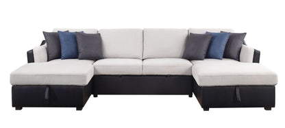 Merill Sectional Sofa w/Sleeper - Beige