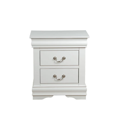 Louis Philippe Nightstand - White