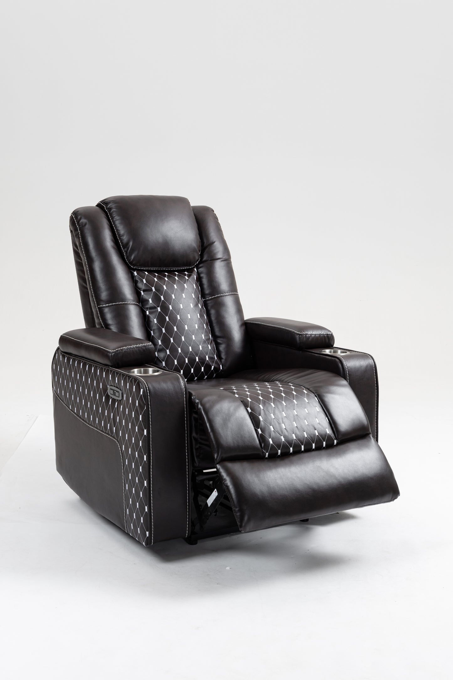 Warner II Power Recliner with Multifunctional Features - Brown