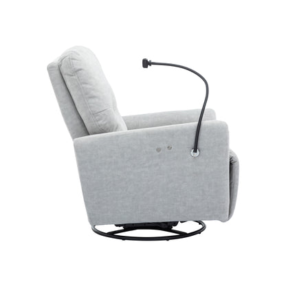 Dax Electric Rocking Motion Recliner - Gray