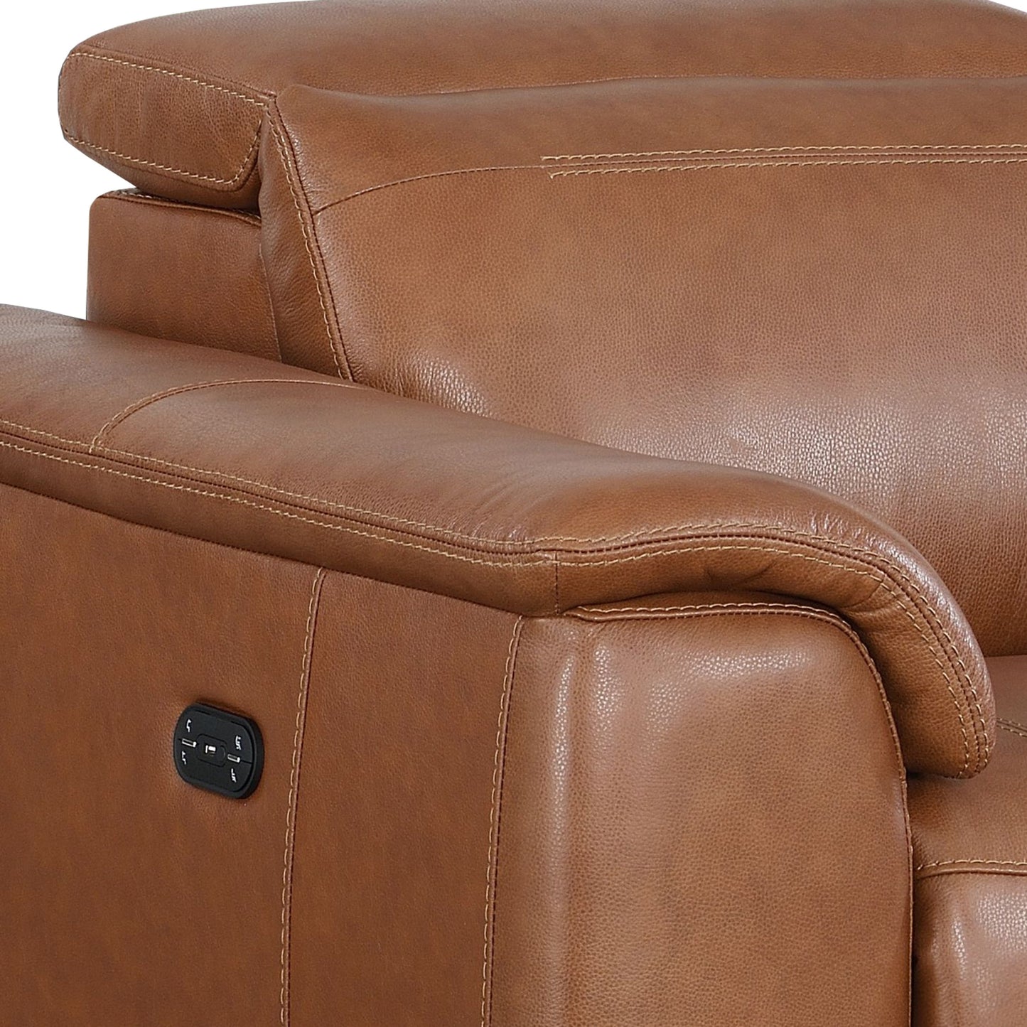 Michael Dual-Power Leather Recliner