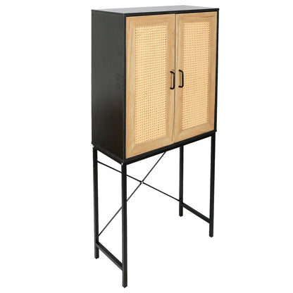 Hilltop Rattan Doors High Cabinet