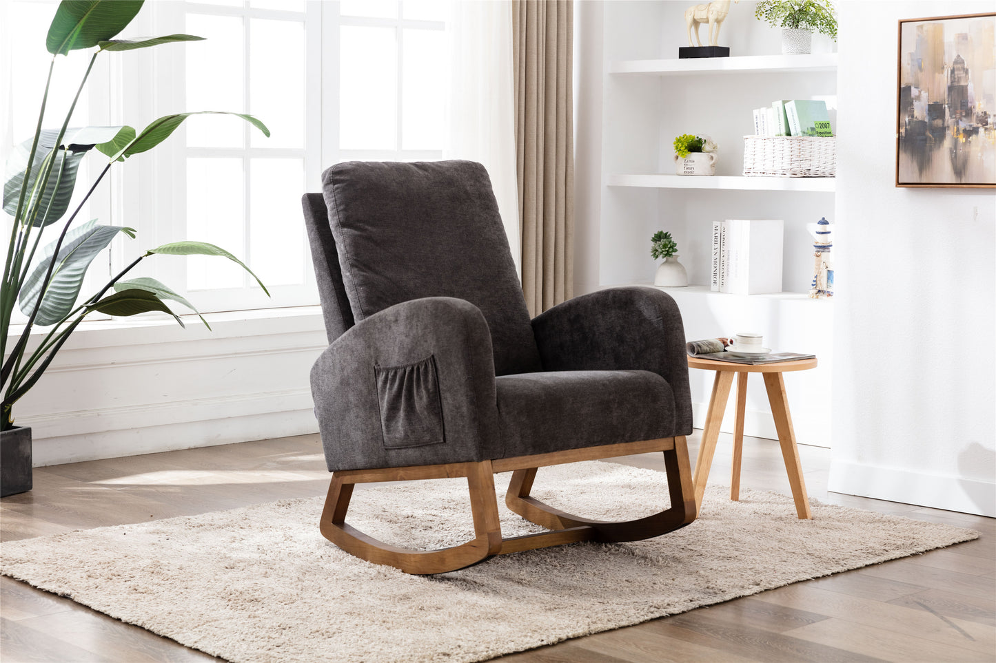 Frazer Rocking Chair - Gray