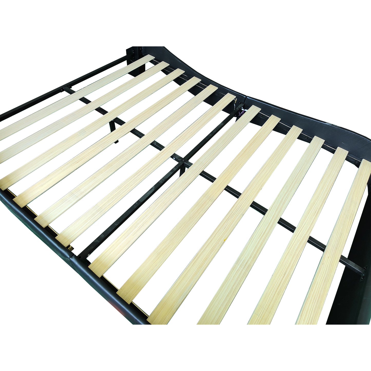 Sonic Control Queen Size Platform Bed Frame - Black