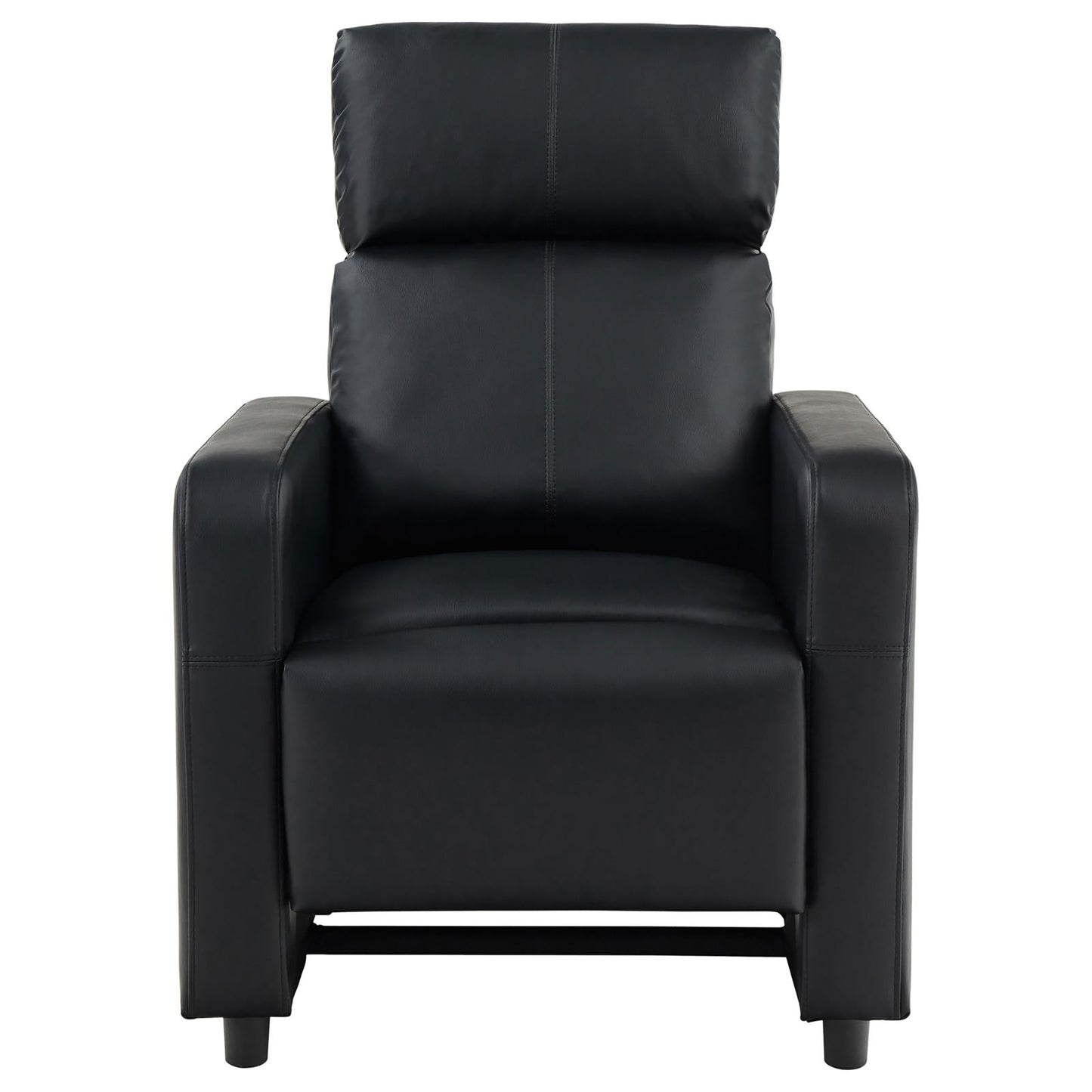 Austin Push-Back Recliner - Black