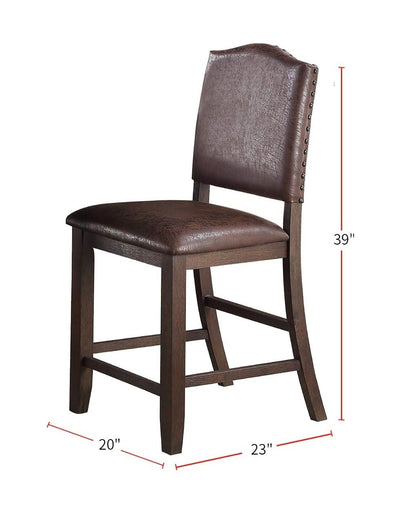 Mark Counter Height Dining Side Chair (Set of 2) - Espresso