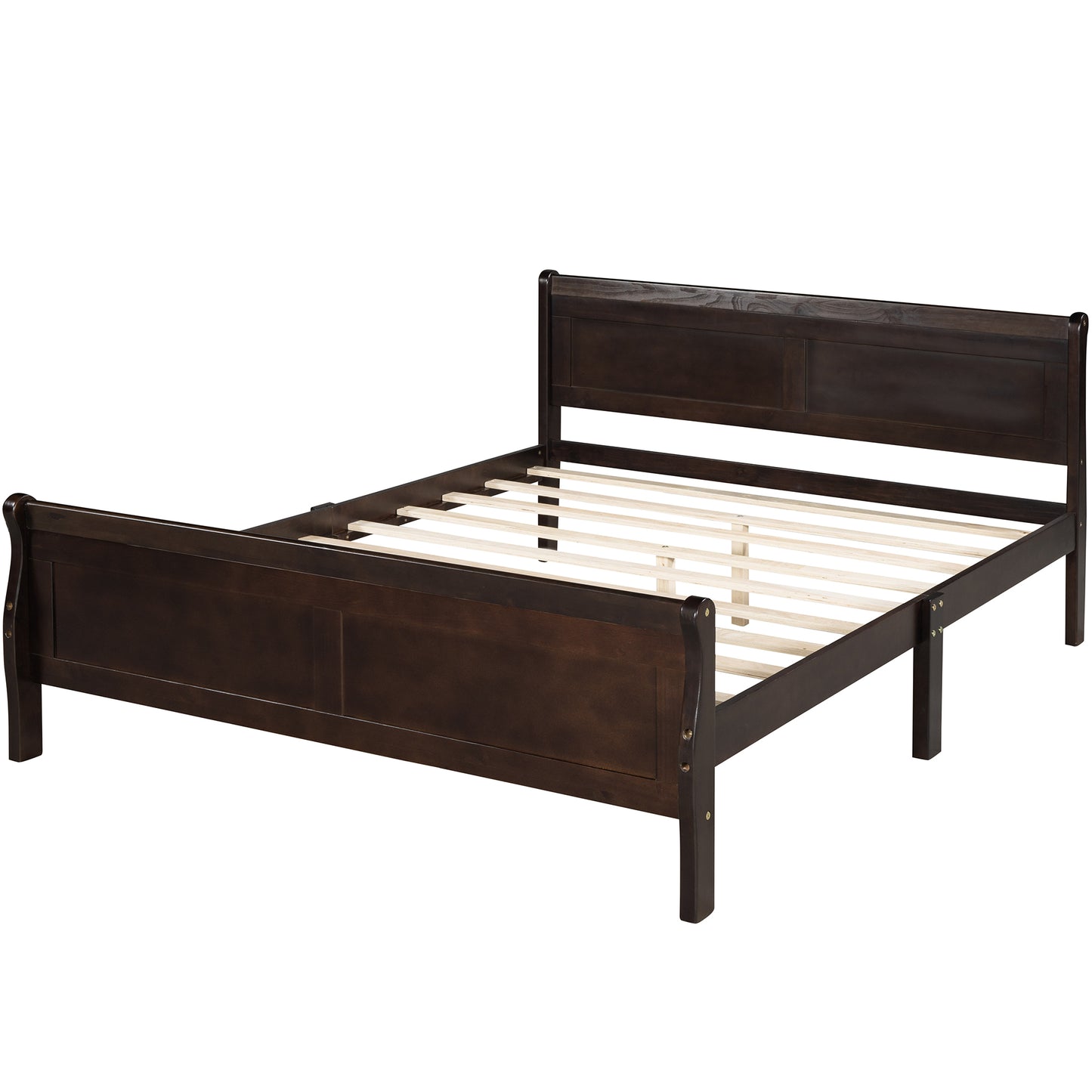 Urban Fusion Full Size Wood Platform Bed - Espresso