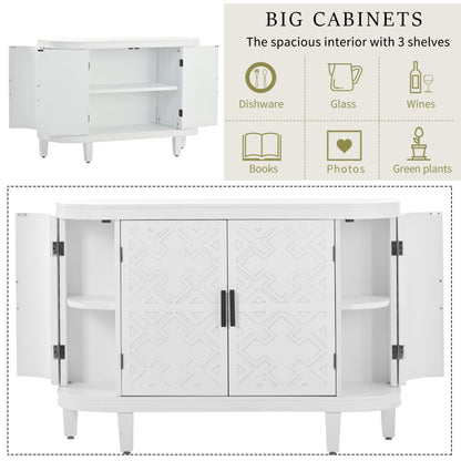 Tamra Sideboard Accent Cabinet - White