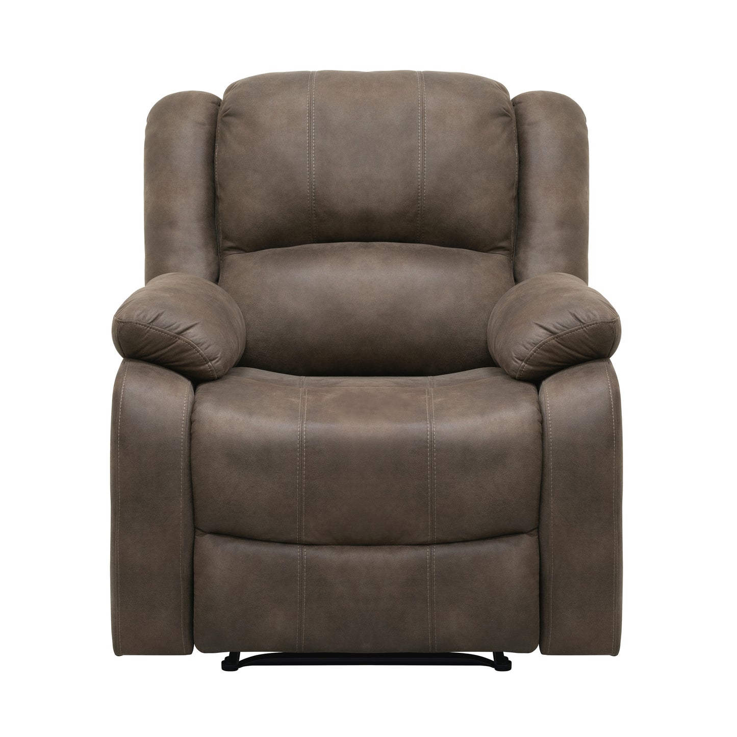 Anya Solid Wood Frame Reclining Chair - Brown