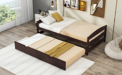 Array Twin Size Daybed with Twin Size Trundle - Espresso