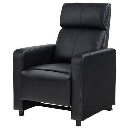 Austin Push-Back Recliner - Black