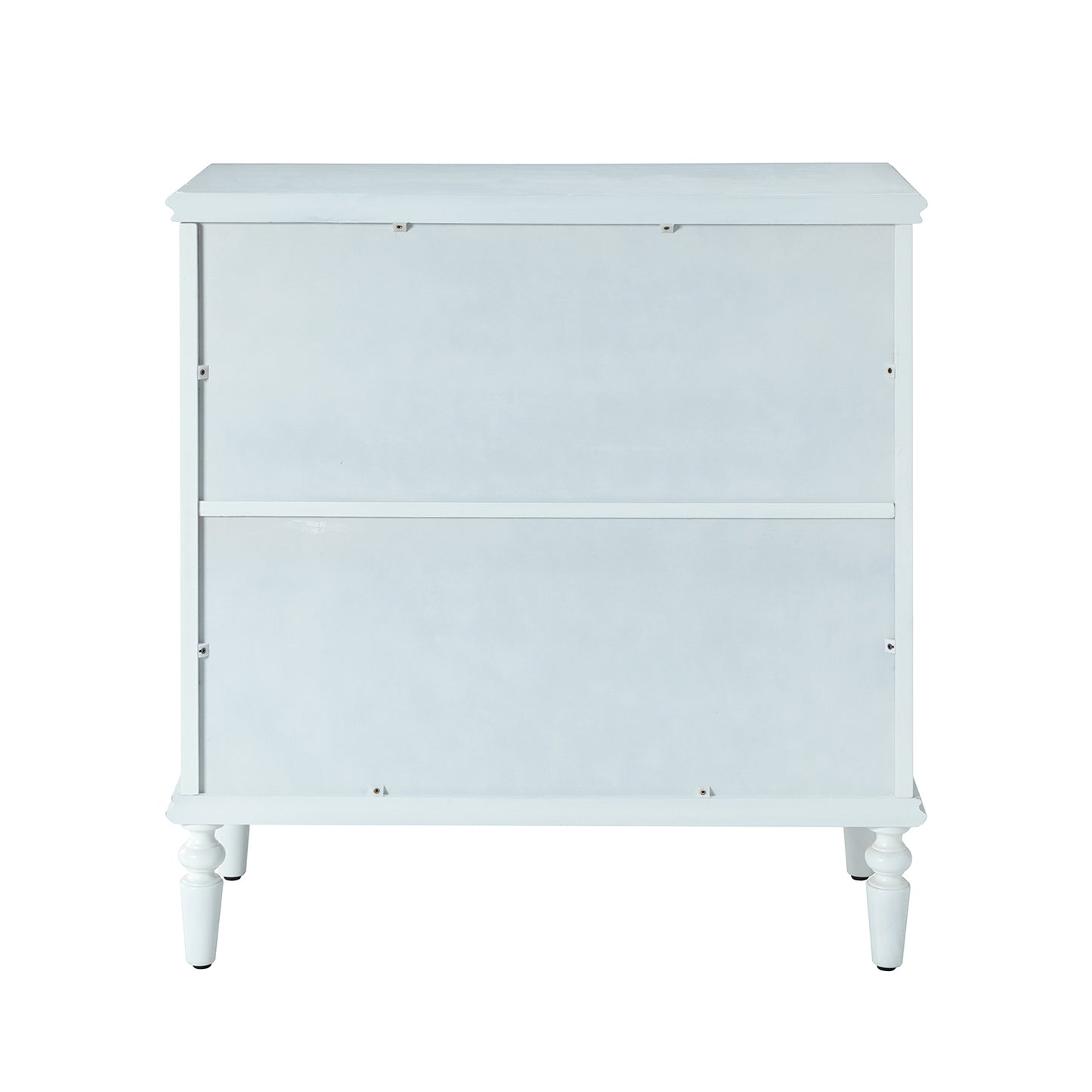 Melampous 2-Door Accent Cabinet - White