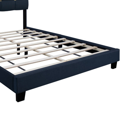 Javie Queen Size Platform Bed - Black