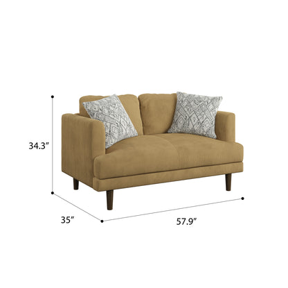 Jurie Loveseat - Yellow