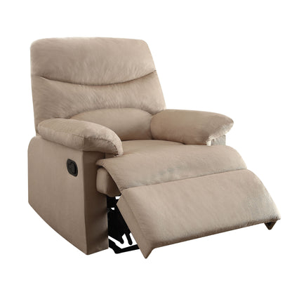 Luciana Recliner with Pillow Top Arm - Beige