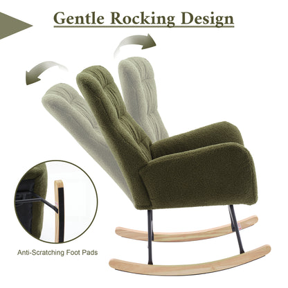 Lyons Nursery Rocking Chair - Dark Green