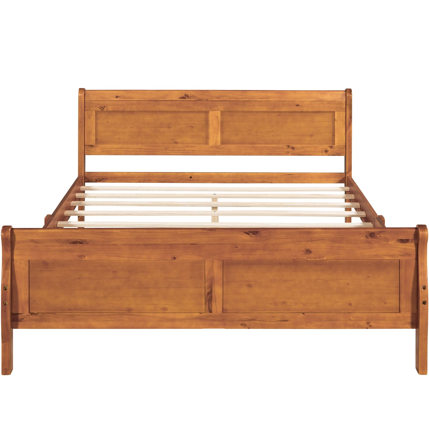 Urban Fusion Queen Size Wood Platform Bed - Oak