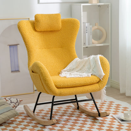 Anton Rocking Chair - Yellow