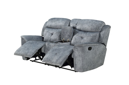 Mariana Fabric Loveseat w/Console (Motion)