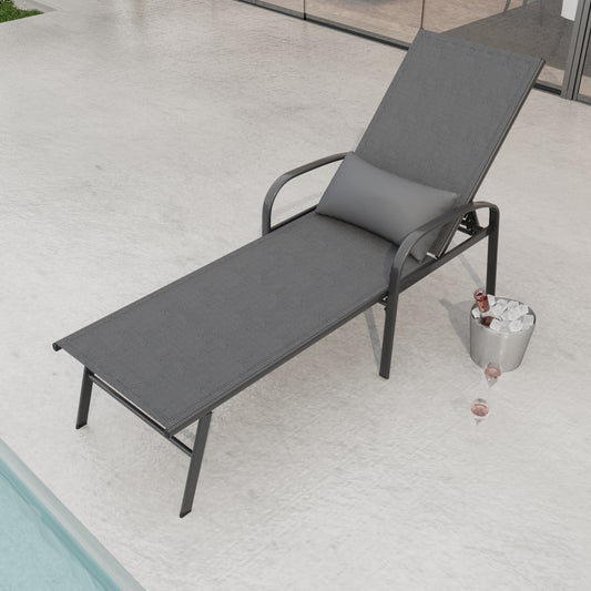 Casas Outdoor Patio Lounge - Gray