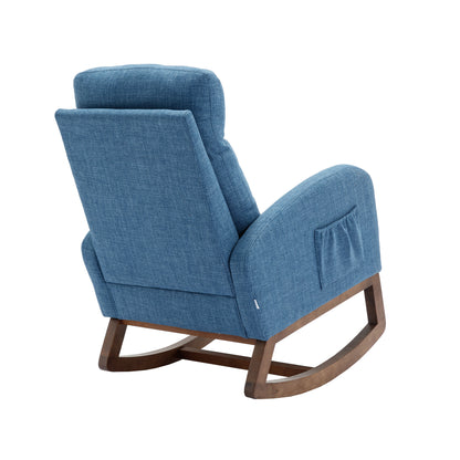 Frazer Rocking Chair - Blue