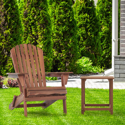 Noma Oversize Wooden Folding Adirondack Chair (Set of 2)