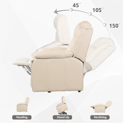 Trio Power Recliners Sofa - Beige