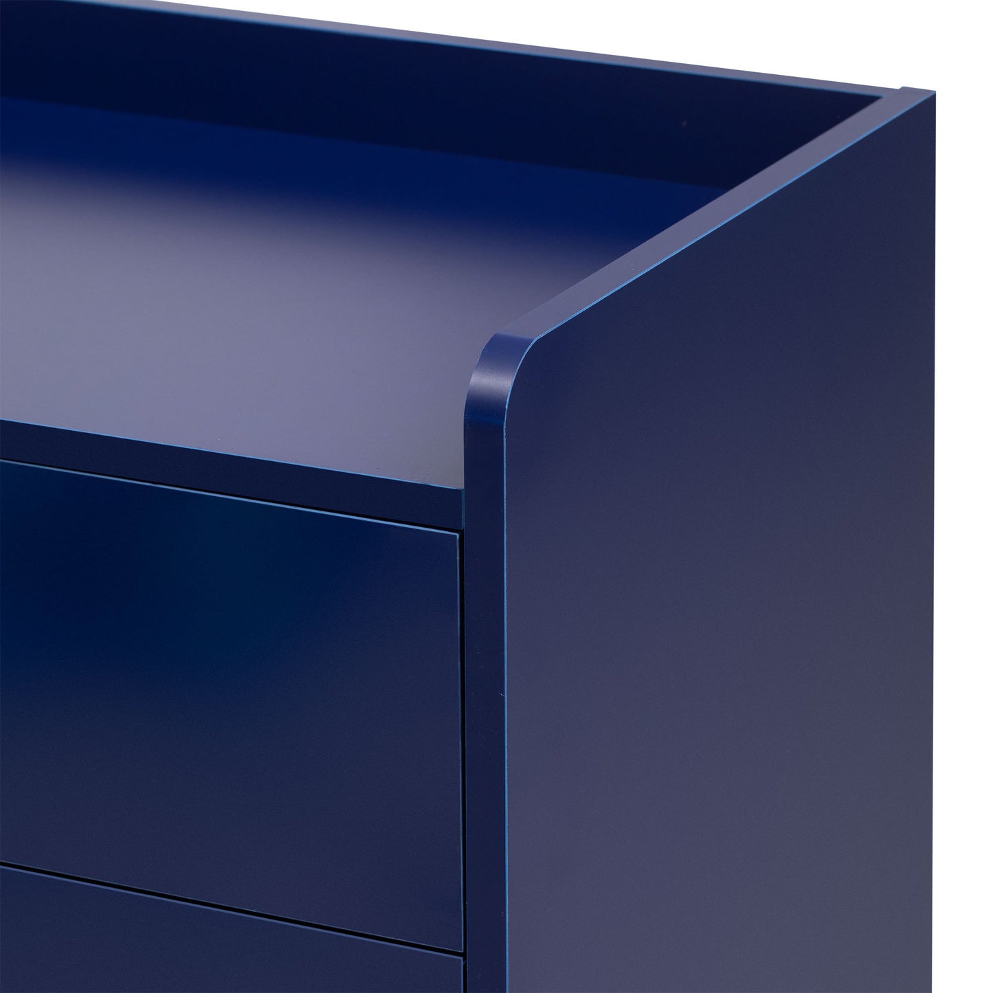 Melo Wooden Storage Cabinet - Navy Blue