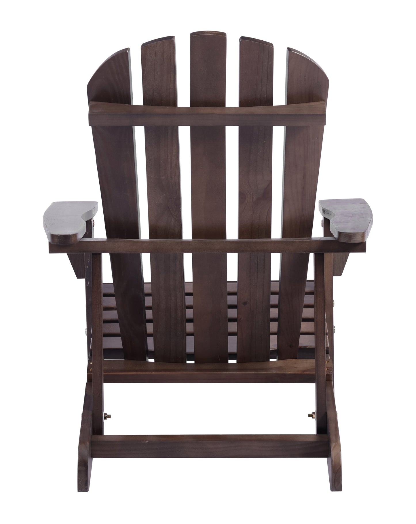 Seymour Outdoor Patio Adirondack Chair Solid Wood - Dark Brown