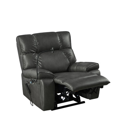 Emily Heating massage Recliner Chair - Gray