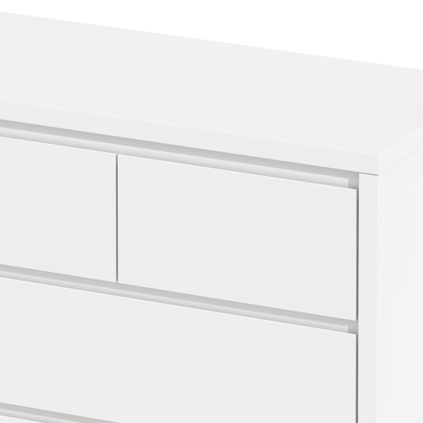 Nao 5-Drawers Storage Cabinet - White