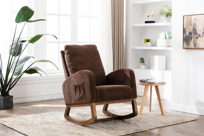 Frazer Rocking Chair - Coffee