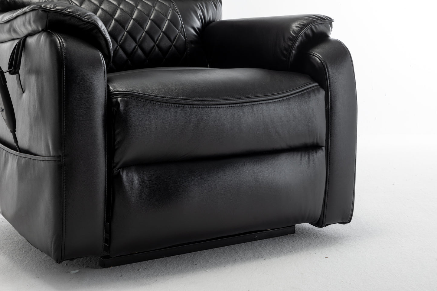 Eriga Power Lift Recliner Chair (180 degree lying flat) - Black