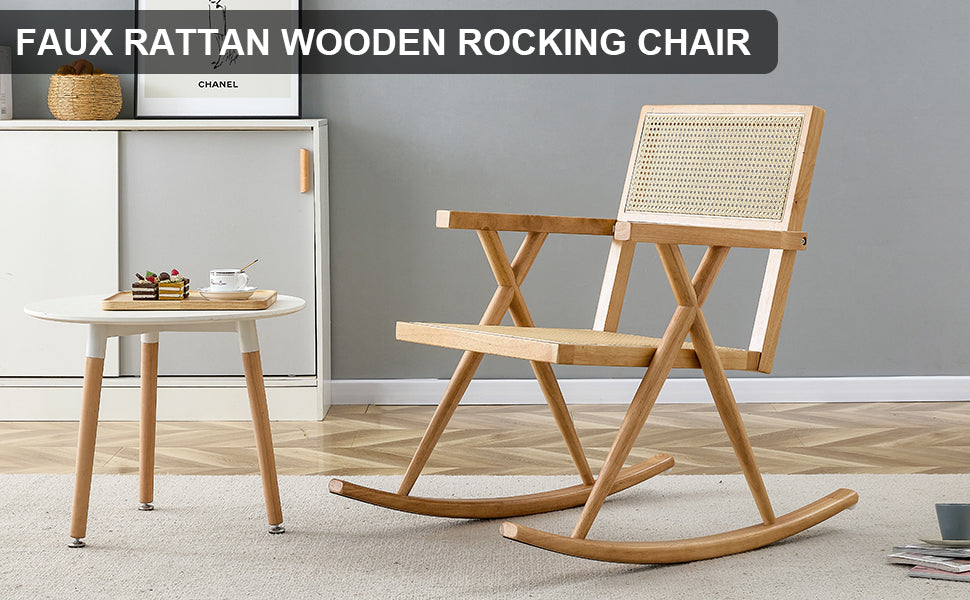 Abel RattanRocking Chair - Natural - Natural