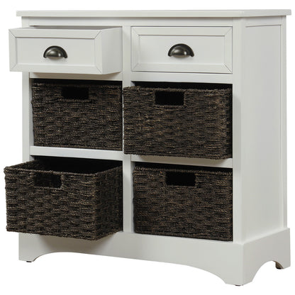 Trex Rustic Storage Cabinet - White