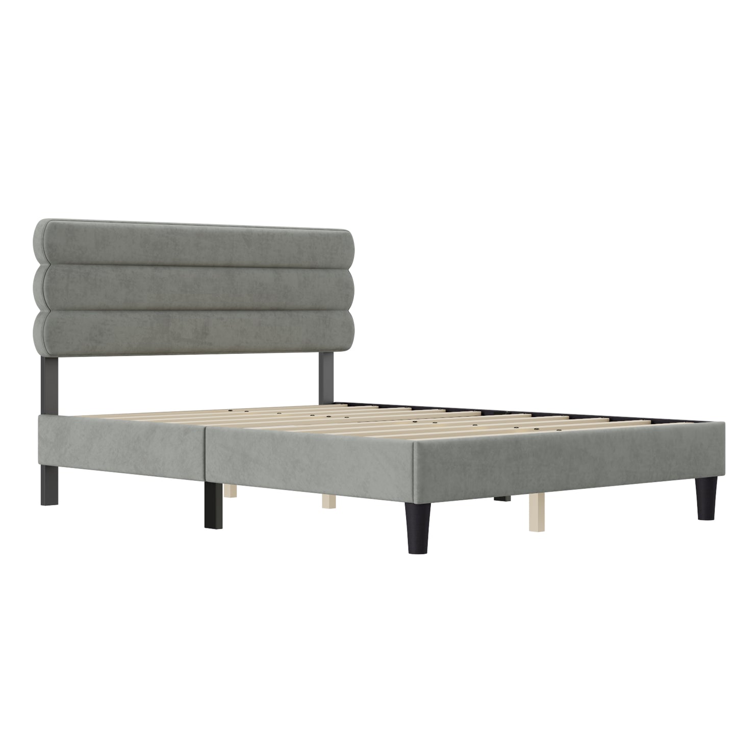 Wee Queen Size Bed Frame - Light Gray