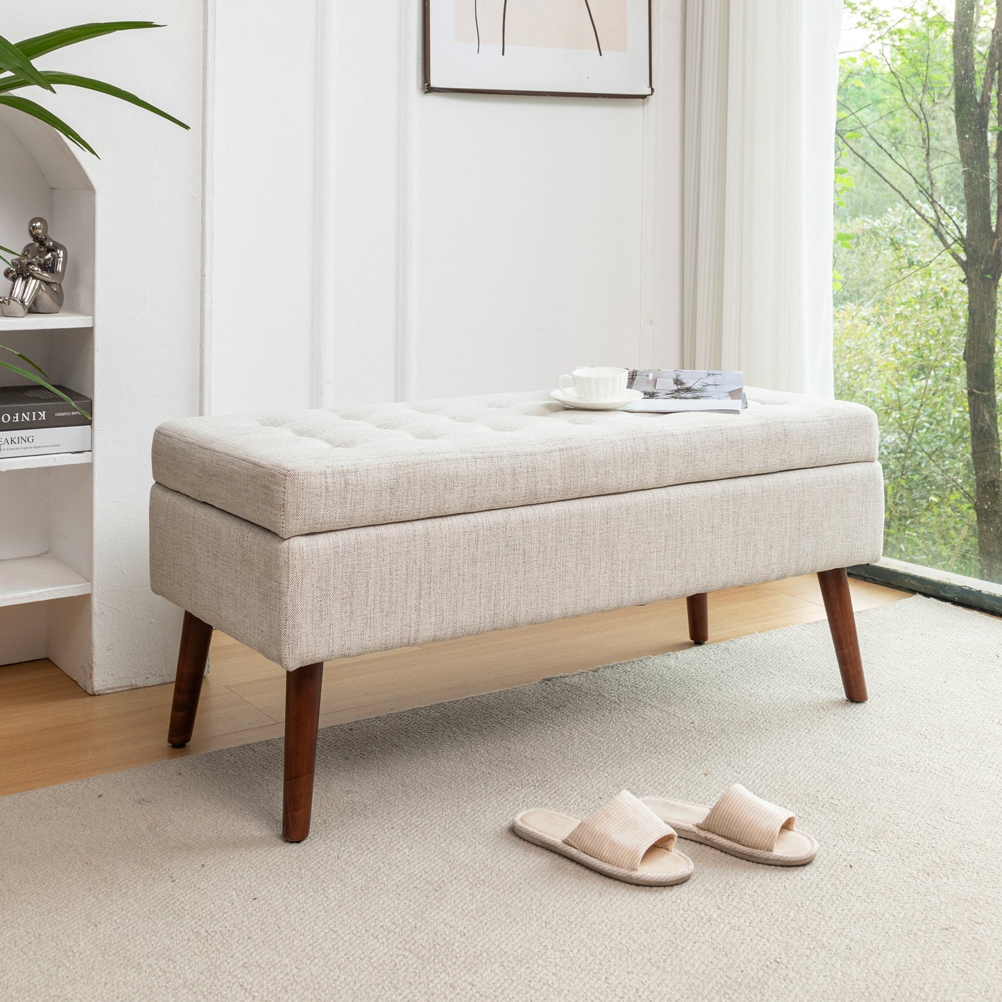 Monto Storage Bench - Off White