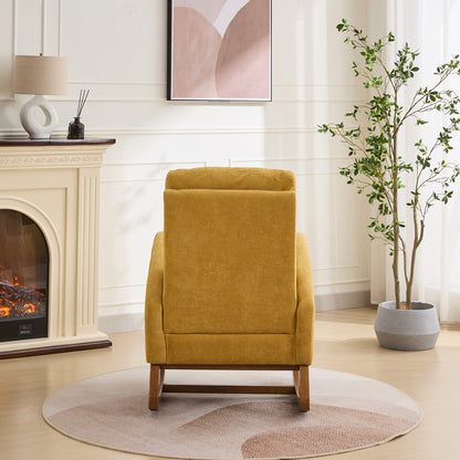 Lester Rocking Chair - Mustard