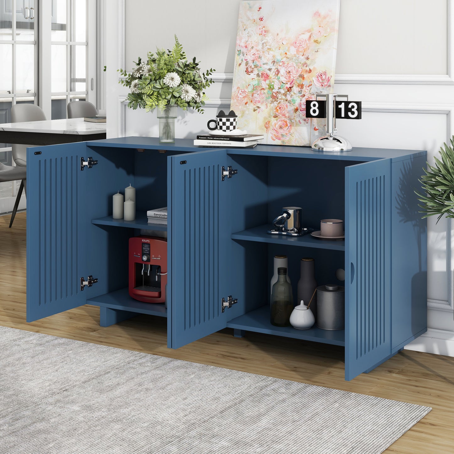 Vio Sideboard Buffet - Navy Blue