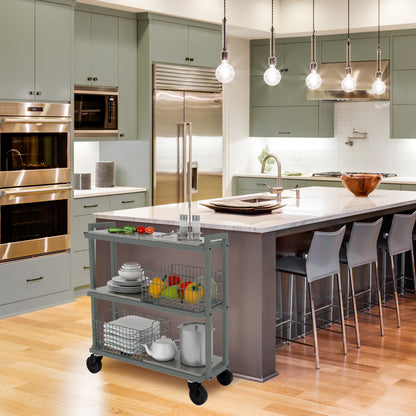 Atlantic 3-Tier Kitchen Carts