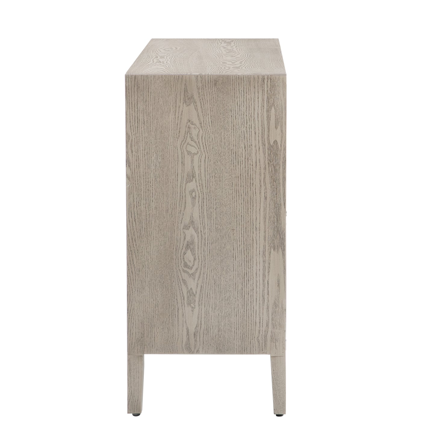 Zacko Wood Storage Cabinet - Gray