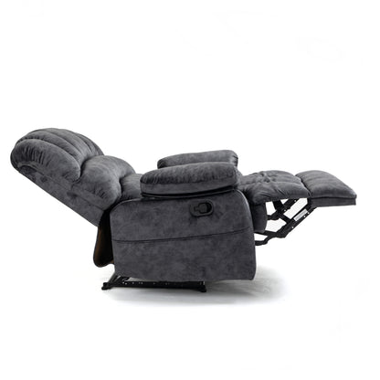 Thomson Large Fabric Recliner Chair - Gray