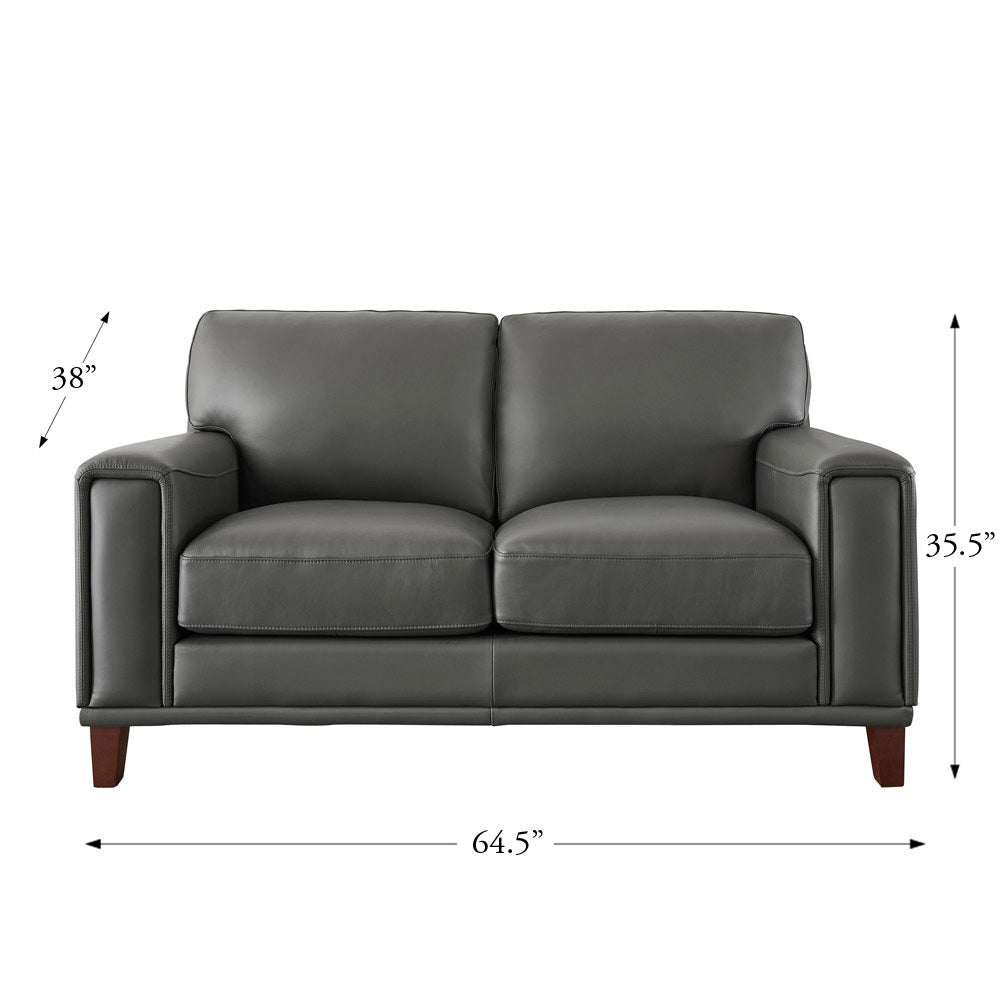 Hayward Leather Loveseat