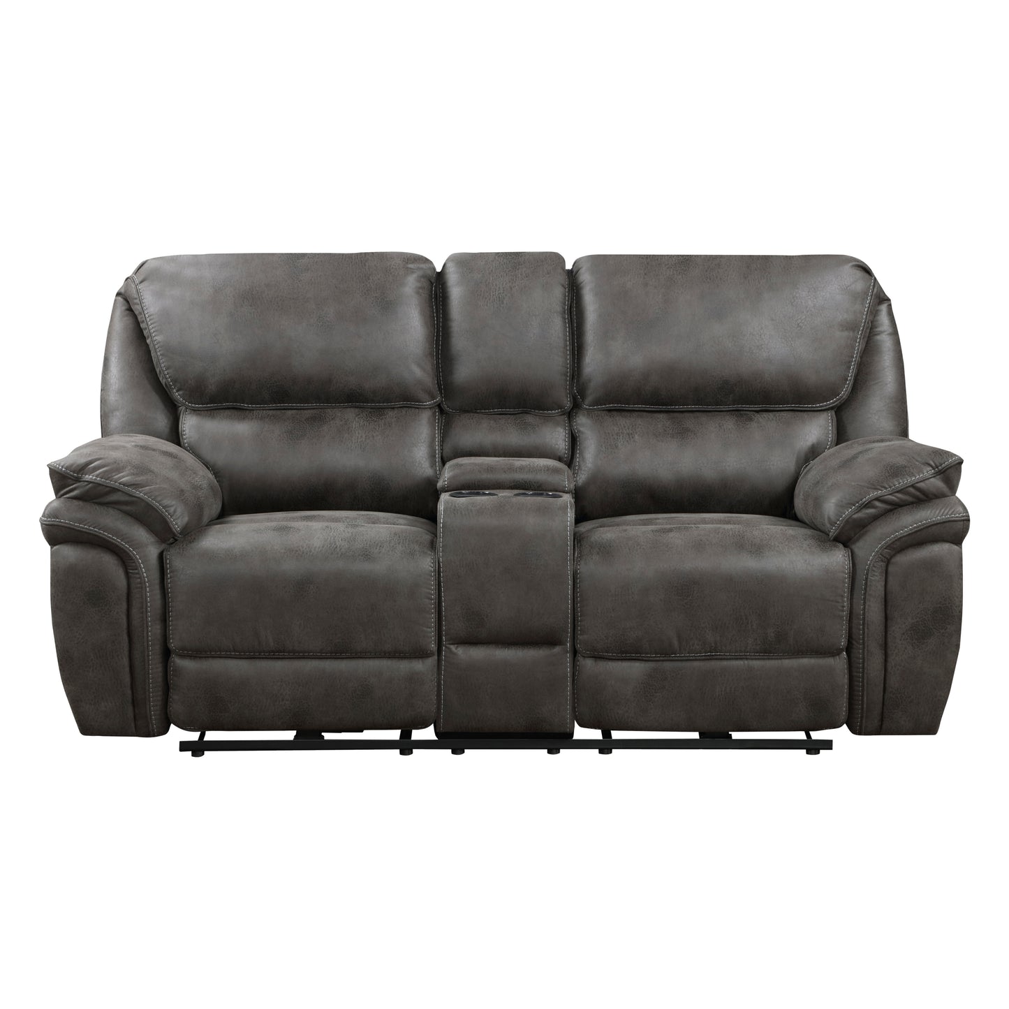 Rubio Power Reclining Loveseat - Gray