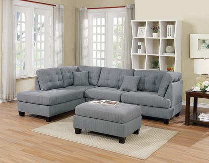 Trova 3 Pcs Modular Sofa Set  - Gray